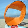 Kayak Wind Sail Foldable Kayak Wind Paddle Portable Kayak Downwind Sail with Clear Window for Inflatable Boat Kayak Accessory, Kayak Downwind Sail view 4