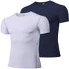Men's Compression Shirts Athletic Workout Shirts Short Sleeve Sports T Shirts Base Layer Undershirts Gym Tops view 1
