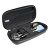XJKLBYQ Sentinel EVA Foam Case,Holds 3 Darts and Extra Accessories,EVA Box with Mesh Pocket,Zipper Closure Holder for Steel and Soft Tips, Black view 1