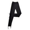 JoyCan Men's Straight Figure Skating Training Pants with Fleece Insulation Boys' Skating Training Clothes for Performance Black view 2