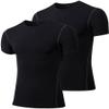Men's Compression Shirts Athletic Workout Shirts Short Sleeve Sports T Shirts Base Layer Undershirts Gym Tops view 1