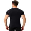 Men's Compression Shirts Athletic Workout Shirts Short Sleeve Sports T Shirts Base Layer Undershirts Gym Tops view 4