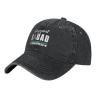Yomconect Support Squad Metastatic Breast Cancer Awareness Adjustable Stylish Unique Unisex Washed Cowboy Baseball Adult Hat Black view 1