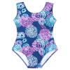 Domusgo Gymnastics Leotards for Girls 5-6 Years Old Blue Pink Sparkly One Piece Tumbling Outfits view 1