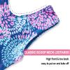 Domusgo Gymnastics Leotards for Girls 5-6 Years Old Blue Pink Sparkly One Piece Tumbling Outfits view 3