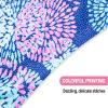 Domusgo Gymnastics Leotards for Girls 5-6 Years Old Blue Pink Sparkly One Piece Tumbling Outfits view 4
