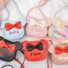 Personalized Cartoon Little Mouse Ear Bow Kids Crossbody Purse Custom PU Shoulder Handbag Kid Coin Purse With Name Girl Crossbody Bag Birthday Gift Christmas Gift For Girl view 3