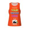 Bulk Custom Sleeveless Shirt with Logo Photo Text Custom Tank Tops Design Your Own Personalized Tank Tops M C0219 OrangeRed view 4