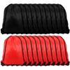 CACASO 20 Piece Drawstring Backpack Bulk,String Backpack Drawstring Bags,Draw String Backpack,Cinch Bag Sackpack for Men Women Gym Sports Travel Swimming Beach(Black+Red) view 1