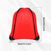 CACASO 20 Piece Drawstring Backpack Bulk,String Backpack Drawstring Bags,Draw String Backpack,Cinch Bag Sackpack for Men Women Gym Sports Travel Swimming Beach(Black+Red) view 2