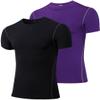 Men's Compression Shirts Athletic Workout Shirts Short Sleeve Sports T Shirts Base Layer Undershirts Gym Tops view 1