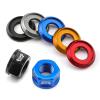 Montesy Bike Hubs Nut Flanged Before Rear Wheel Lock Screw Aluminum Alloy Bikes Wheel Nut Bike Foldable Fixed Gear view 3