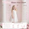 Kolan Todder Little Girls Oxford Shoes Mary Jane T-Strap School Uniform Party Dress Flat White Shoes Size 12 view 4
