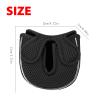 Andux Mesh Golf Putter Head Covers for Low Center Shaft Putter MT/TG22, Semicircle Black view 2