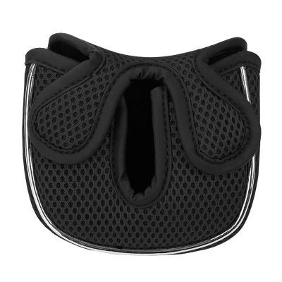 Andux Putter Cover Golf Putter Head Covers for Low Center Shaft Putter MT/TG23, Square Black
