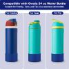 Alwenid 2PCS Silicone Water Bottle Boot for Owala 24 Oz, Anti-Slip Protective Sleeve Bottom Bumper Protector for FreeSip, Twist, and Flip Stainless Steel Water Bottles (Royal Blue) view 2