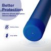 Alwenid 2PCS Silicone Water Bottle Boot for Owala 24 Oz, Anti-Slip Protective Sleeve Bottom Bumper Protector for FreeSip, Twist, and Flip Stainless Steel Water Bottles (Royal Blue) view 4