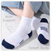Girls Ankle Socks Kids Cushioned Athletic Quarter Socks Boys Cotton Short Sock Sports 10-14 Years Youth 12 Pairs(4Grey+4Navy+4Pink, L) view 2