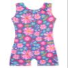 HOZIY Gymnastics Leotards for Girls 5t Size 5-6 Years Blue Flower Floral Tumbling Outfits Biketard Dance Clothes Clothing Toddlers Sparkle Sparkly Glitter Kids view 1