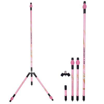 HNZMDY Archery Bow Stabilizer Set 30" 12" 5" Carbon Balance Bar with Stabilizer Rubber and Weights for Recurve and Compound Bows (Pink)