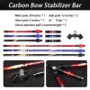 HNZMDY Archery Bow Stabilizer Set 30" 12" 5" Carbon Balance Bar with Stabilizer Rubber and Weights for Recurve and Compound Bows (Pink) view 3