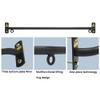 JDXQBLD Pull-Up Bars Steel Wall-mounted, Family Indoor Fitness Horizontal Bar, Multi-purpose Sports Equipment view 3