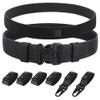 KRYDEX Duty Belts Law Enforcement 2 Inch Police Belt Heavy Duty Belt with Belt Keepers (Outer Belt +Inner Belt, Large) view 1