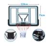 TREEYX PVC Transparent Backboard 110x75cm Teens Basketball Board Wall Mounted Net Set Hanging Hoop Outdoor Sport view 2