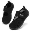 Racqua Toddler Water Shoes Baby Beach Shoes Swim Wet Sea Pool Quick Dry Aqua Slipfree Comfortable Boating Shoes for Kids Boys Black 12-18 Months view 2