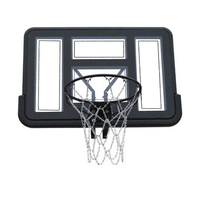 TREEYX Teens Basketball Board Wall Mounted Backboard Net Set Hanging Hoop Solid with Iron Net Outdoor Sport 110x75cm