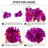 4 Pcs Cheerleading Pom Poms, 12Inch Cheerleader Pompoms with Baton Handle for Kids Adults School Team Sports Games Dance Cheering (Pink) view 3