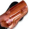 Masc Premium Leather Paddle Holster for 1911 DS Prodigy 5-inch, Right-Hand Draw, Brown #1659# view 3