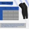 PLMMOUT 2 Pairs Leg Sleeves,Long Leg Compression Sleeve,Non-Slip Compression UV Leg Sleeves,Sports Long Knee Sleeve for Boys Girls Youth Basketball Running Sports Cycling view 4