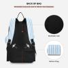 Bulletgxll Blue Stripes Tennis Bag Tennis Backpack for Men and Women Large Racket Bags Holds Tennis Pickleball Badminton view 4