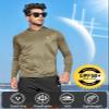 NORTHYARD Men's UPF 50+ Hoodie Shirts Long Sleeve Sun Protection Fishing Swim Beach UV SPF Rash Guard Quick Dry Lightweight KHAKIGREEN 2XL view 3