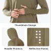NORTHYARD Men's UPF 50+ Hoodie Shirts Long Sleeve Sun Protection Fishing Swim Beach UV SPF Rash Guard Quick Dry Lightweight KHAKIGREEN 2XL view 4