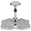UIIHUNT Tree Saddle Hunting Platform, Reliable Saddle Platform with Non-Slip Ridge Grips, Mobile Cast Aluminum Construction, Fully Adjustable Silent Hunting Saddle Platform, 16.1"x12.2" Platform view 1
