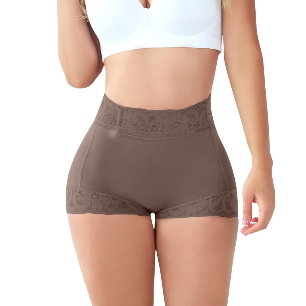 Women's Boxer Briefs Underwear Anti Chafing Boy Shorts Panties High Waisted Soft Stretch Boxer Shorts Purple