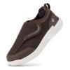 FitVille Diabetic Shoes for Men Wide Width for Swollen Feet, Extra Wide Shoes for Men with Fully Adjustable Straps(Brown, 9.5 Extra Wide) view 1