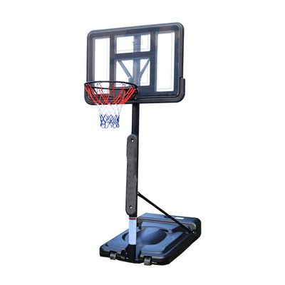 TREEYX Free Standing Portable Basketball Stand Wheels Height Adjustable Hoop for Adult Teens Indoor Outdoor Practice