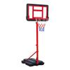 TREEYX Basketball StandHeight Adjustable Hoop 140-200cm Portable Backboard Net Hoop Set Outdoor Sport