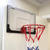 TREEYX Basketball Board 45x30cm PC Transparent Backboard Wall Mounted Hoop Hanging No-Punching Hoop Net Set with Ball view 3