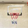 TREEYX Basketball Board 45x30cm PC Transparent Backboard Wall Mounted Hoop Hanging No-Punching Hoop Net Set with Ball view 4