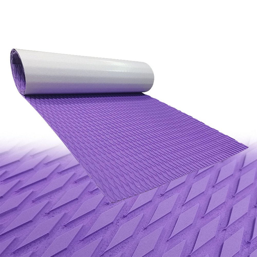 TFDRSEXVD Boat Flooring EVA Foam Boat Decking Marine Mat Non-Slip Self-Adhesive Flooring Sheet for Motorboat Kayak Surfboard Garden Flooring Swimming Pools,Purple,240x90cm