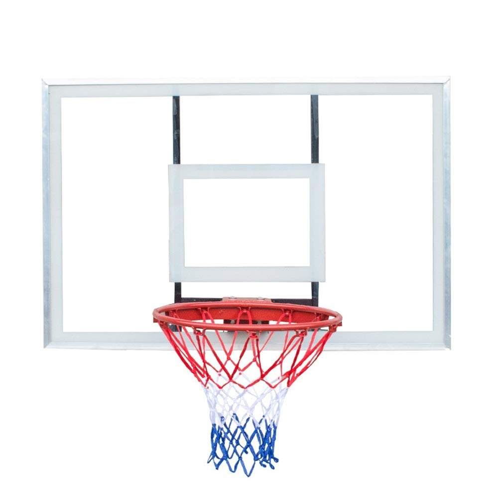 TREEYX Basketball Hoop Big Size Backboard Outdoor Wall Mounting Bracket and Fixing Kit 120 X 80cm (Solid)