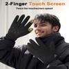RIGWARL Upgraded Wool Gloves for Cold Weather, Women Men Winter Gloves for Late Fall and Early Winter Gifts, Warm Running Touchscreen Glove for Walking The Dog Hiking Camping Skiing Snow view 3