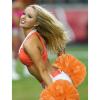 4 Pcs Cheerleading Pom Poms, 12Inch Cheerleader Pompoms with Baton Handle for Kids Adults School Team Sports Games Dance Cheering (Orange) view 4