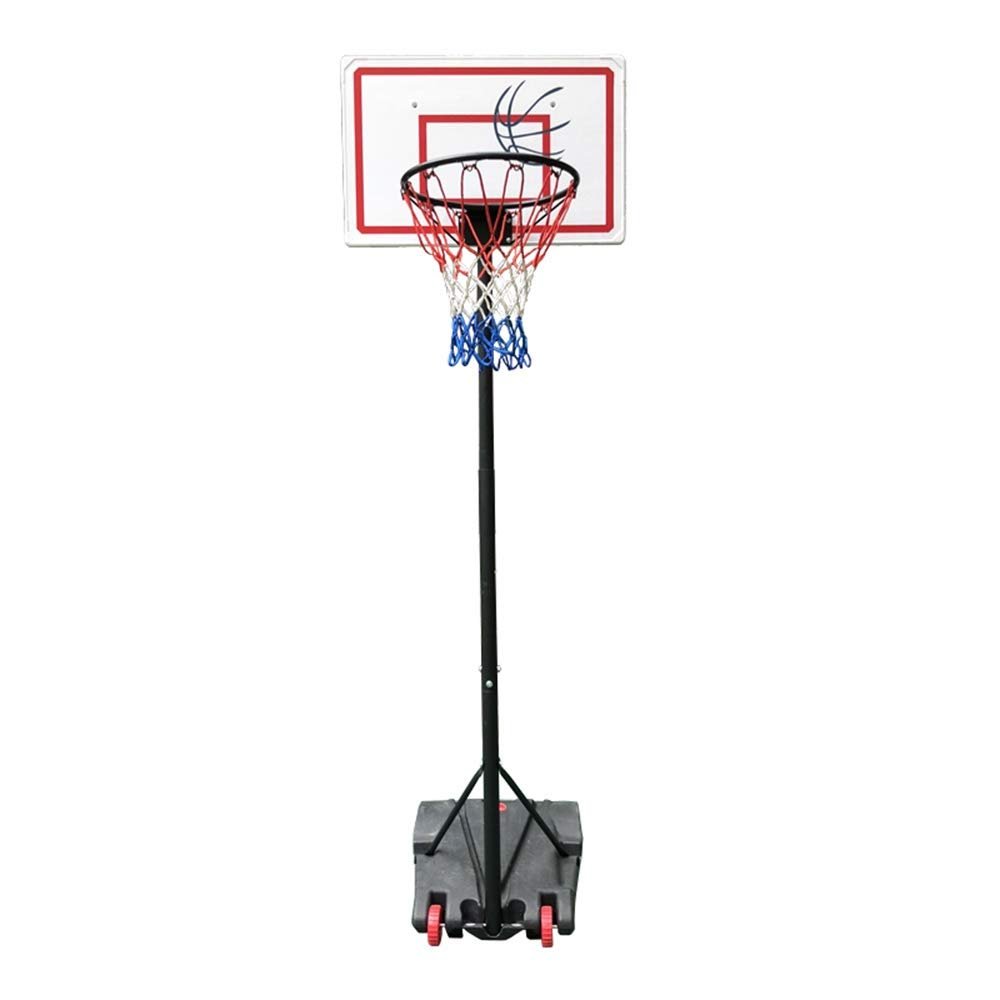 TREEYX Outdoor Basketball Stand Free Standing Portable Basketball Hoop Basketball Board Net Set with Wheel (One Color White)