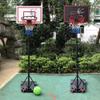 TREEYX Outdoor Basketball Stand Free Standing Portable Basketball Hoop Basketball Board Net Set with Wheel (One Color White) view 4