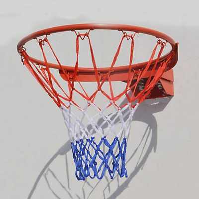 TREEYX Basketball Rim with Spring Steel Solid Basketball Hoop Fits Outdoor Sport Basketball Diameter 45cm for Teens 2 Colors (One Color Red)